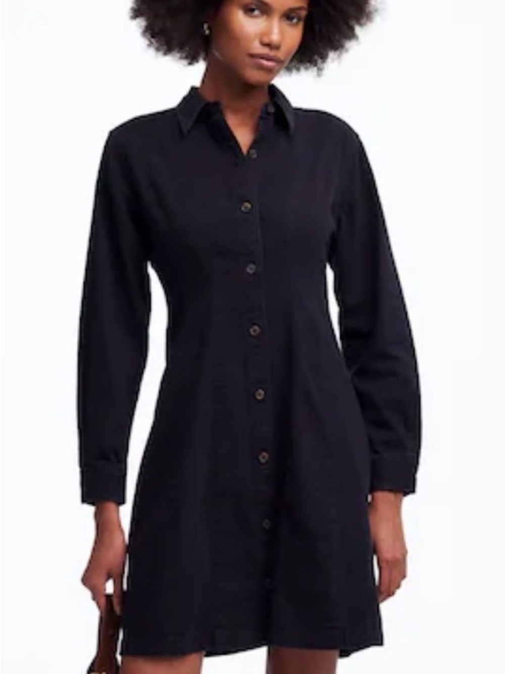 Madewell Denim Seamed Mini Dress NWT 0